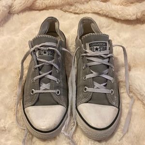 Converse style grey shoes-UNISEX